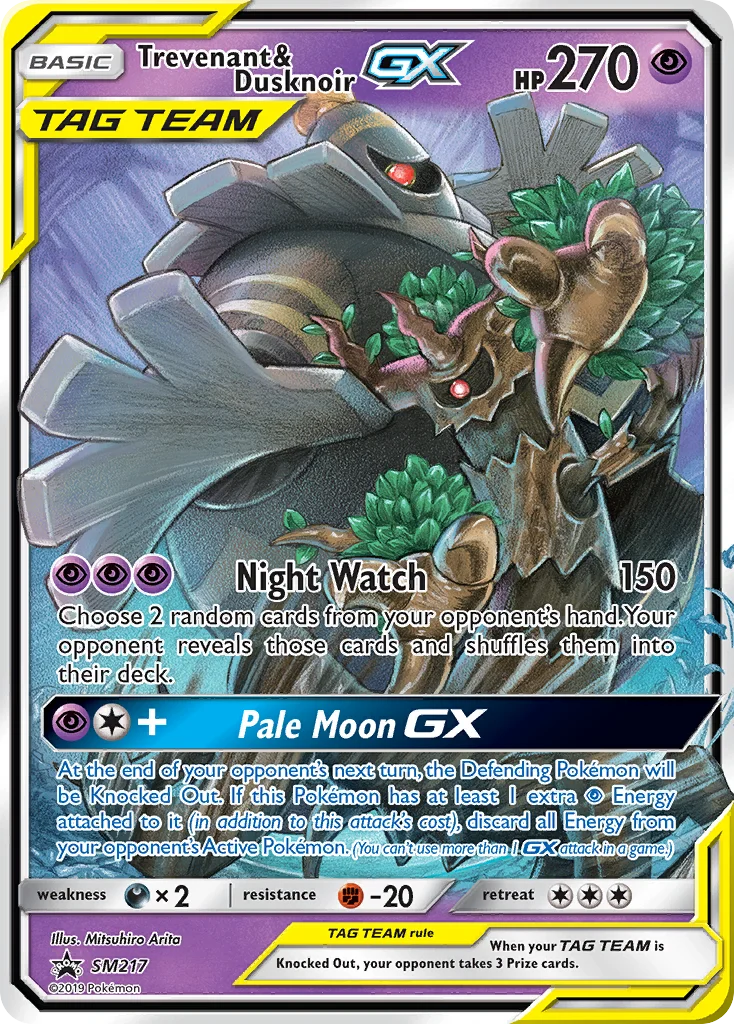 Trevenant & Dusknoir-GX · SM Black Star Promos