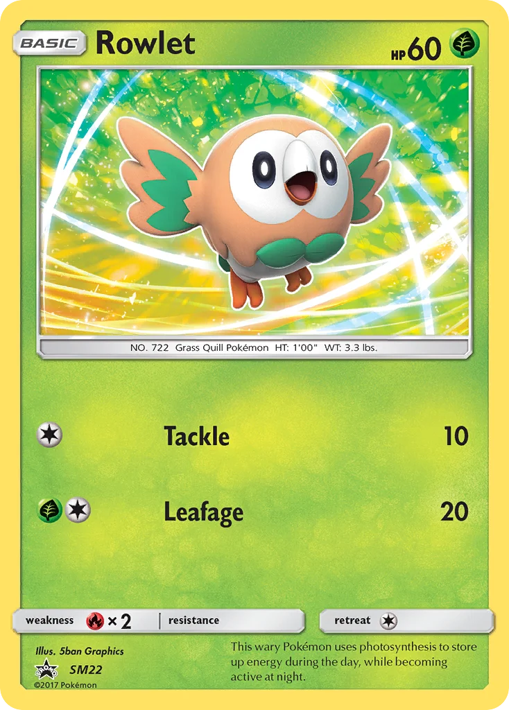 Rowlet · SM Black Star Promos