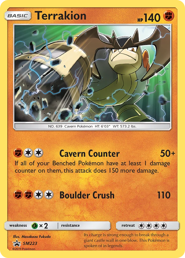 Terrakion · SM Black Star Promos