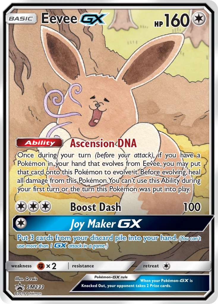 Eevee-GX · SM Black Star Promos