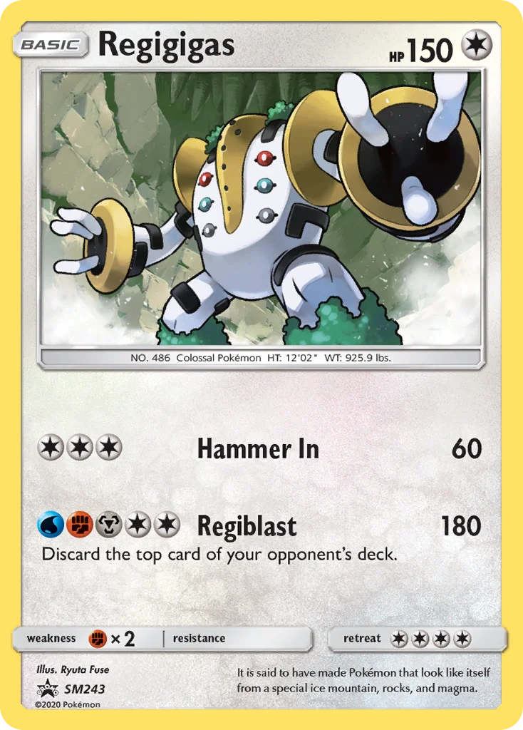 Regigigas · SM Black Star Promos