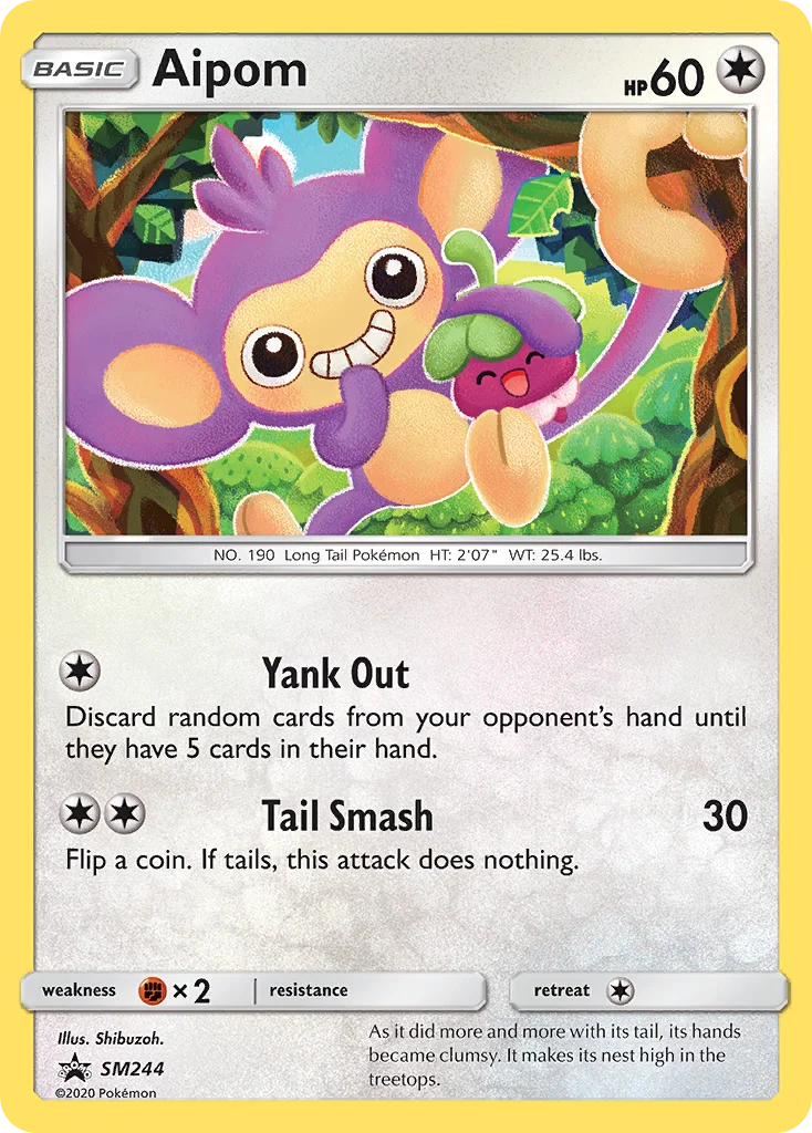 Aipom · SM Black Star Promos