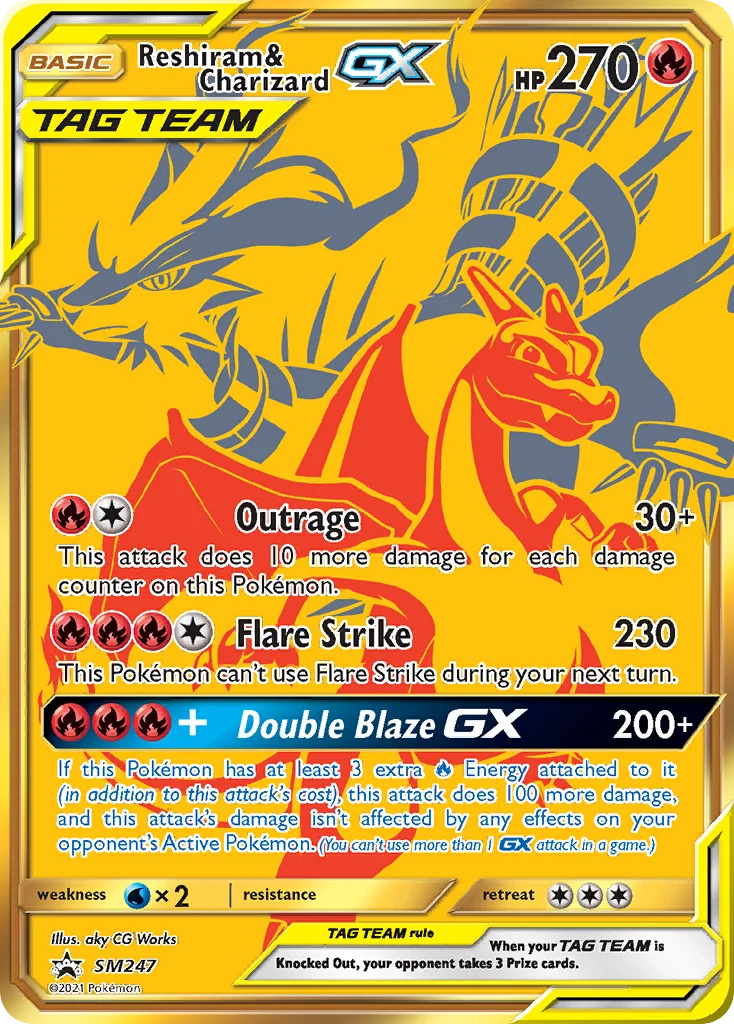 Reshiram & Charizard-GX · SM Black Star Promos