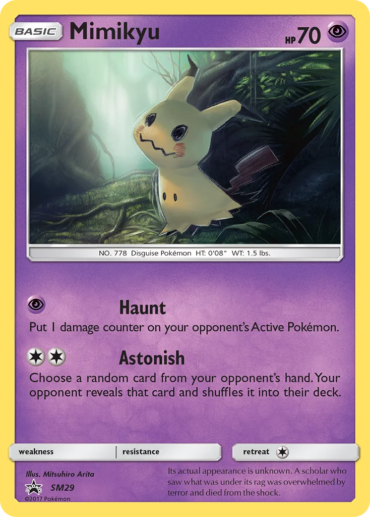 Mimikyu · SM Black Star Promos