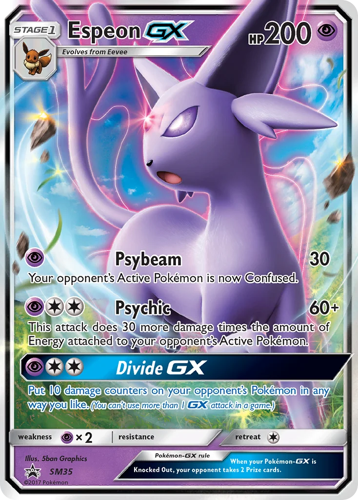 Espeon-GX · SM Black Star Promos