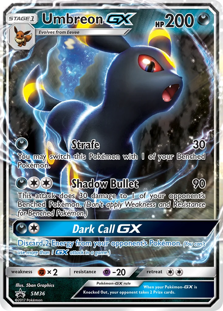 Umbreon-GX · SM Black Star Promos