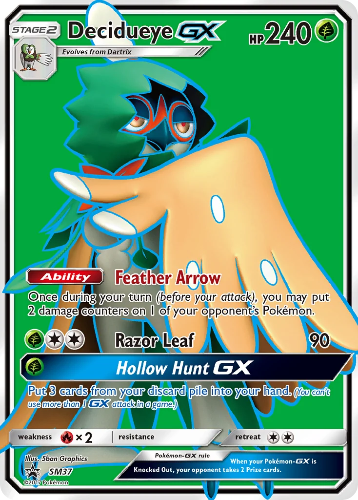 Decidueye-GX · SM Black Star Promos