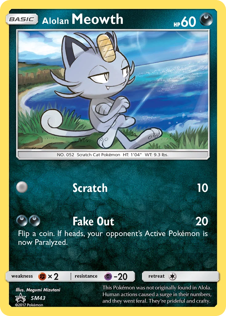 Alolan Meowth · SM Black Star Promos
