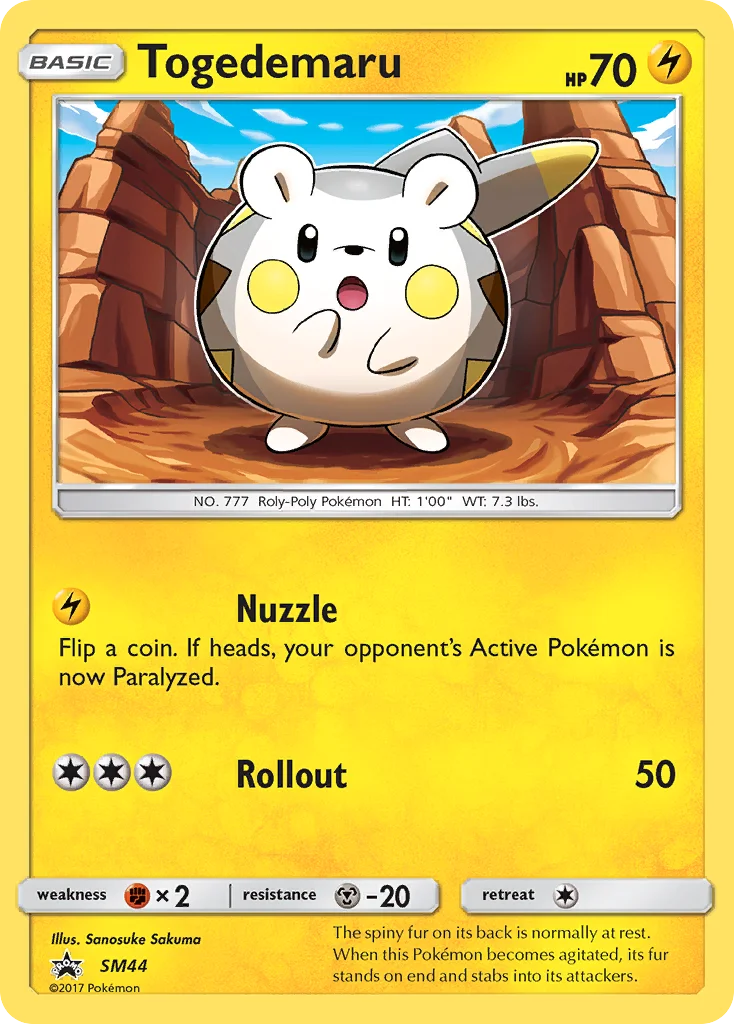 Togedemaru · SM Black Star Promos
