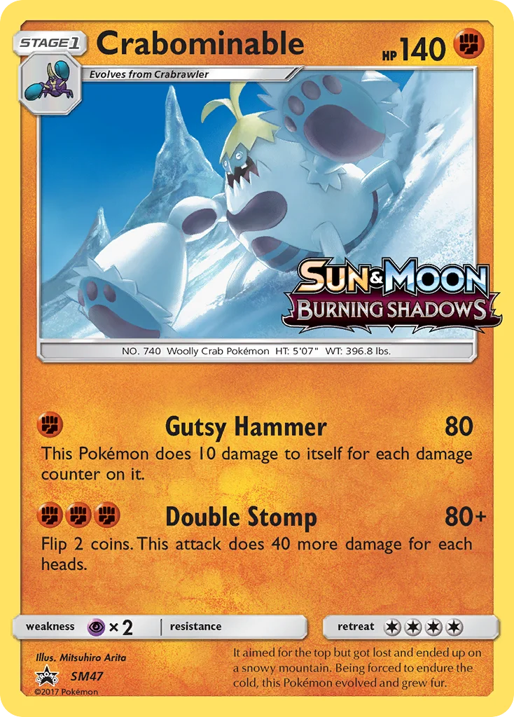 Crabominable · SM Black Star Promos