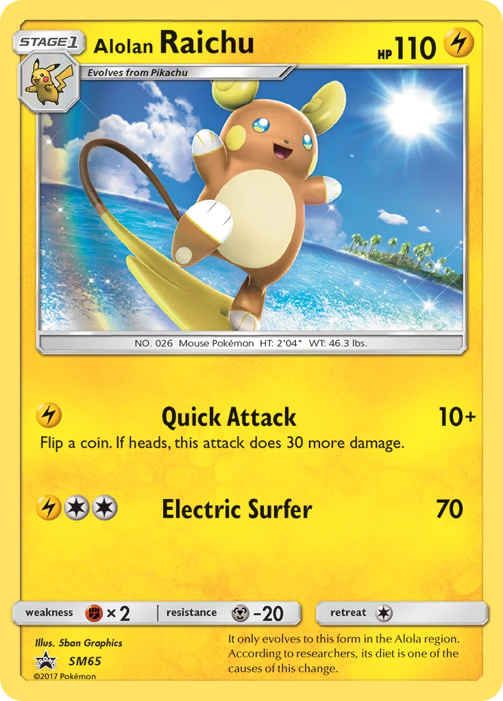Alolan Raichu · SM Black Star Promos