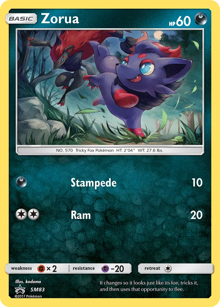Zorua · SM Black Star Promos