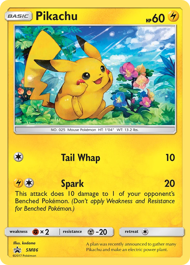 Pikachu · SM Black Star Promos
