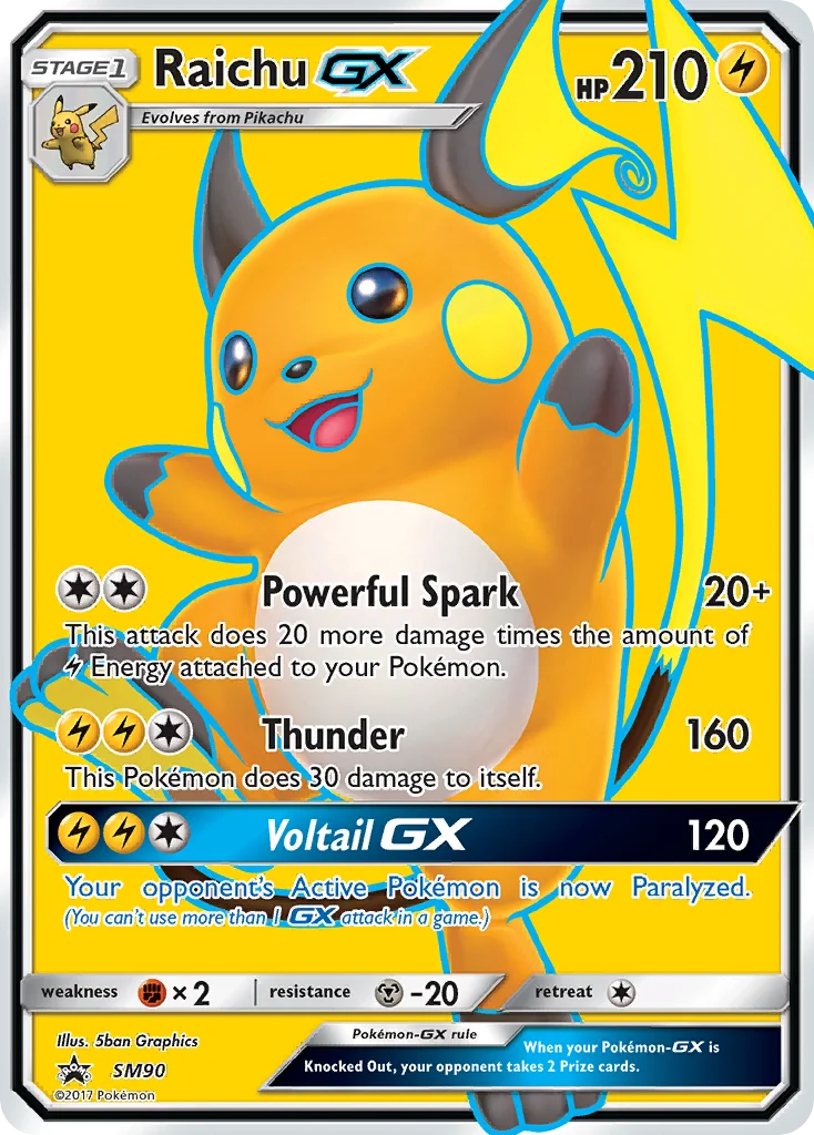 Raichu-GX · SM Black Star Promos