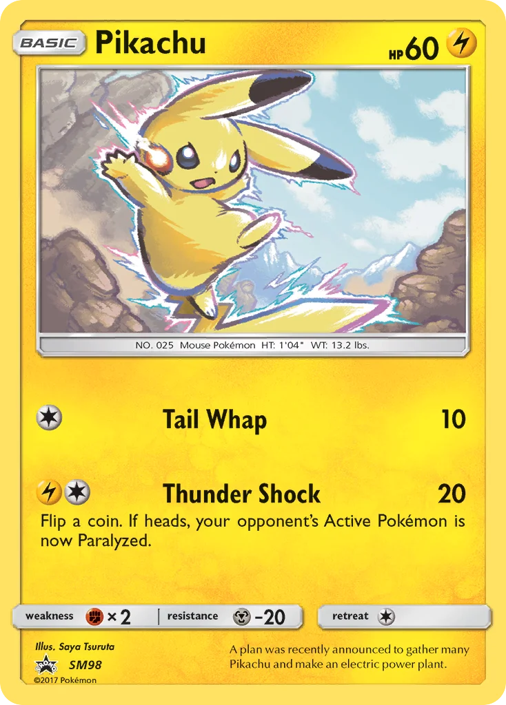 Pikachu · SM Black Star Promos