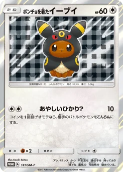 ポンチョを着たイーブイ
