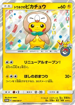 トウホクのピカチュウ