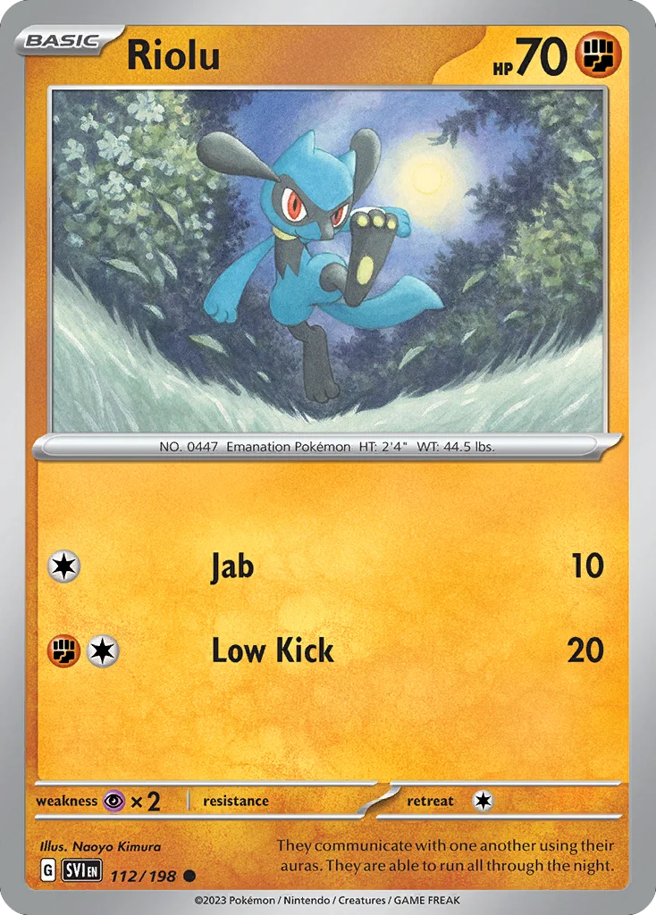 Riolu · Scarlet & Violet