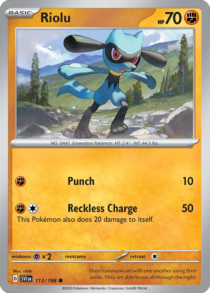 Riolu · Scarlet & Violet