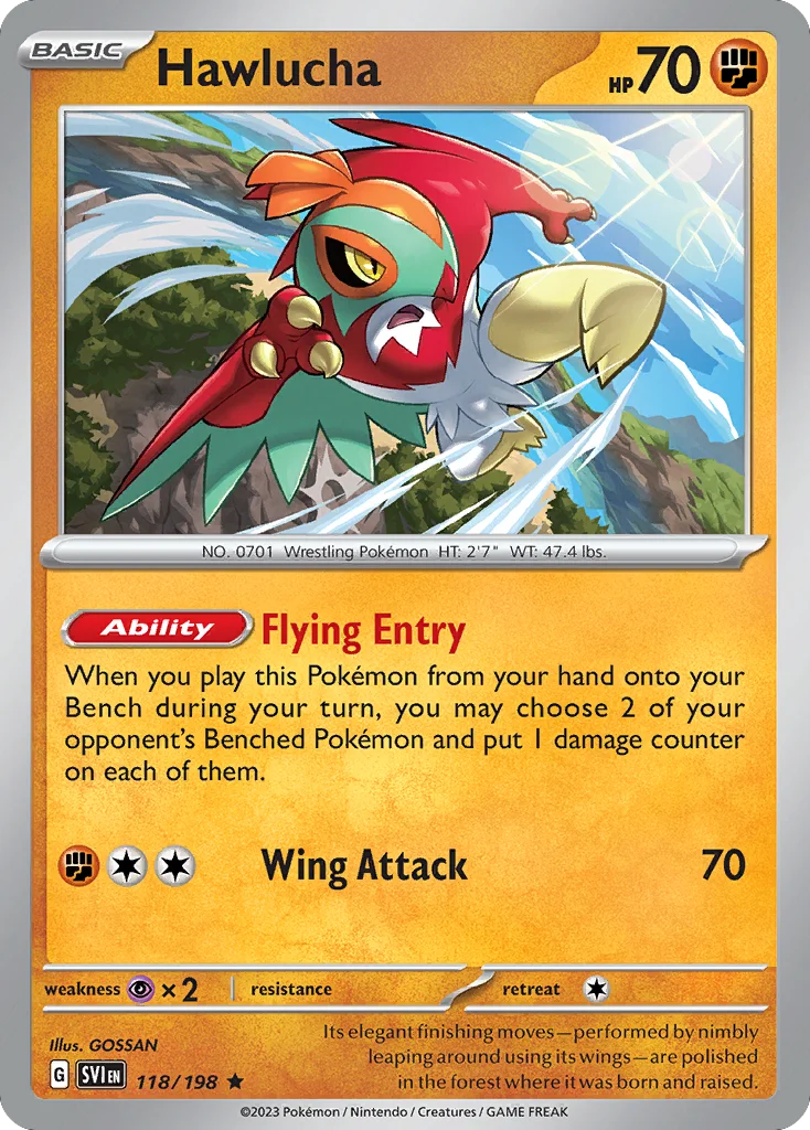 Hawlucha · Scarlet & Violet