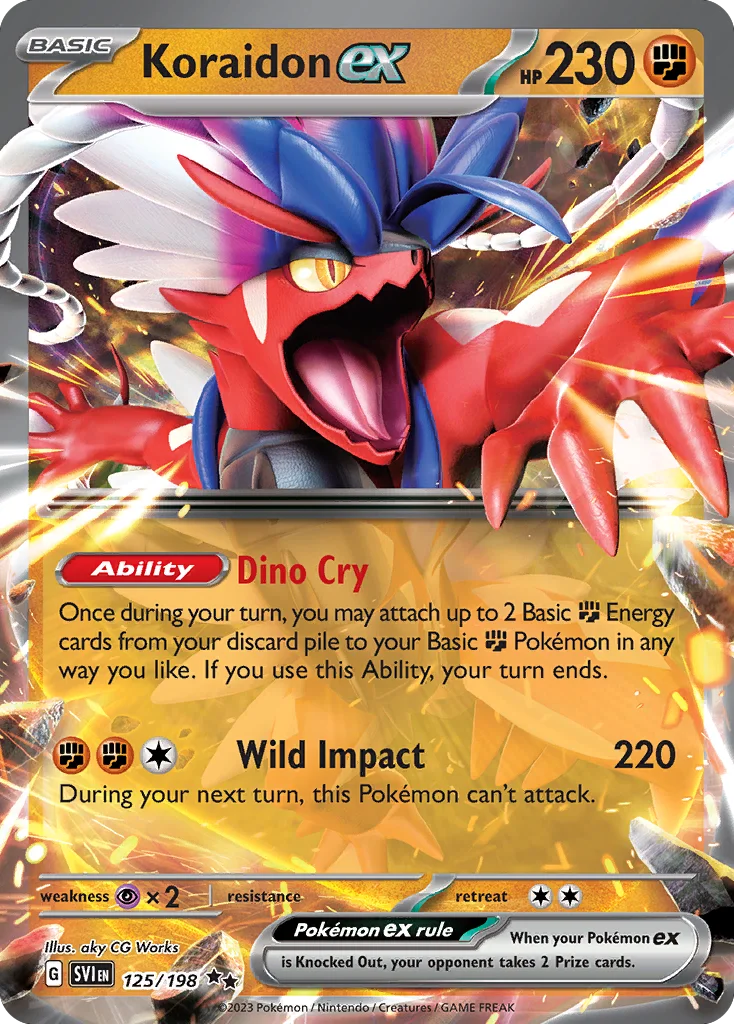 Koraidon ex · Scarlet & Violet