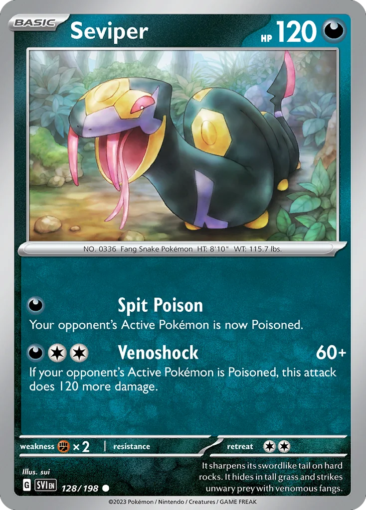 Seviper · Scarlet & Violet