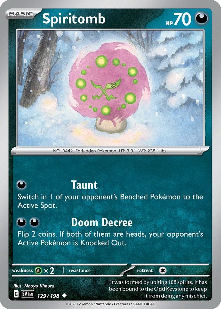 Spiritomb · Scarlet & Violet