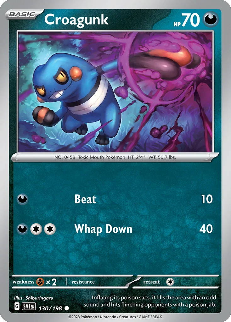 Croagunk · Scarlet & Violet
