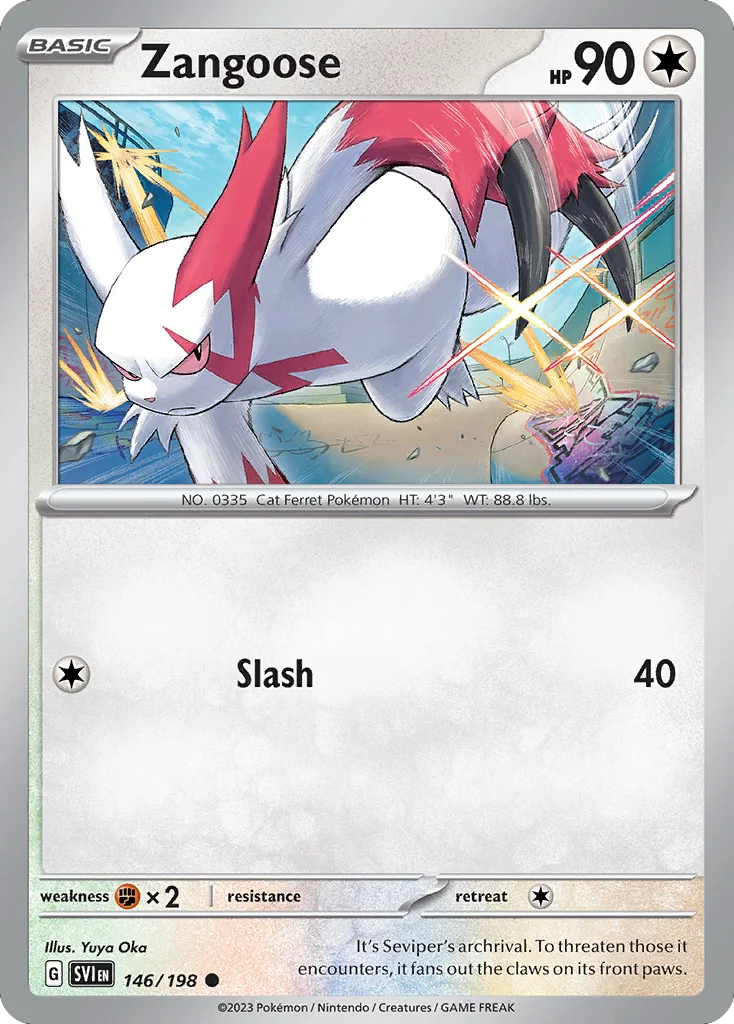 Zangoose · Scarlet & Violet