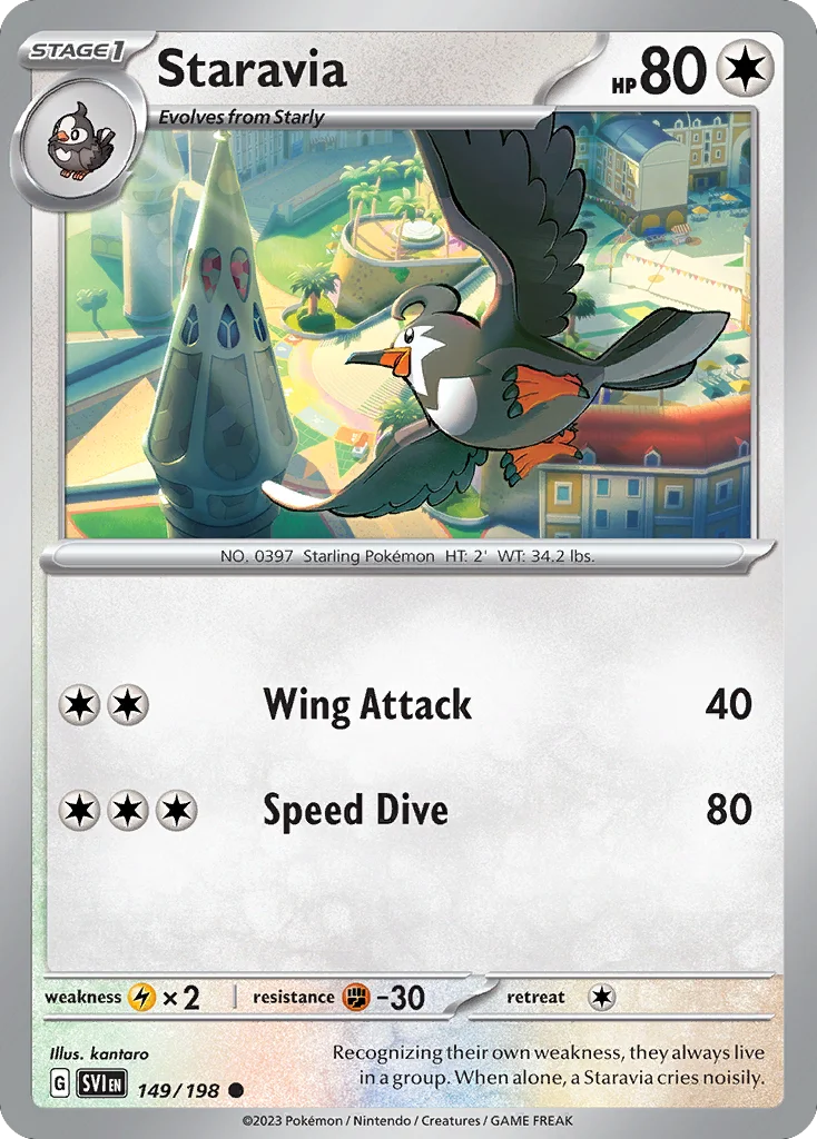 Staravia · Scarlet & Violet
