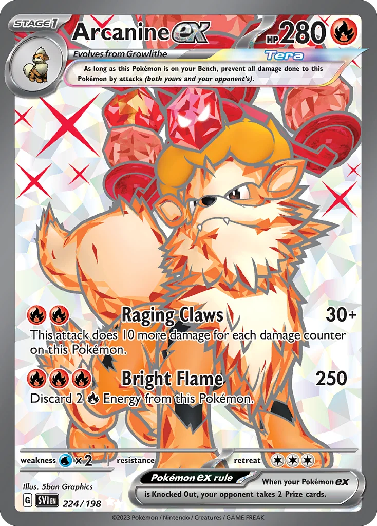 Arcanine ex · Scarlet & Violet