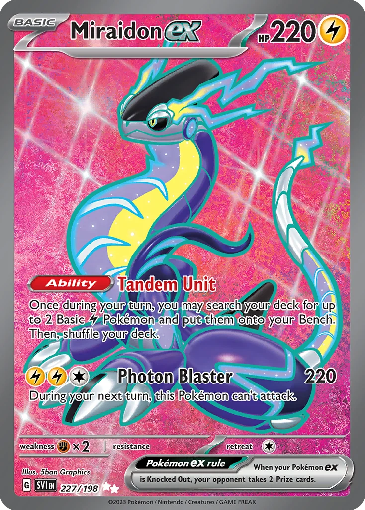 Miraidon ex · Scarlet & Violet