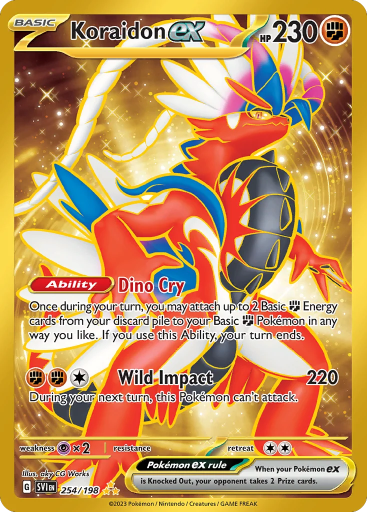 Koraidon ex · Scarlet & Violet