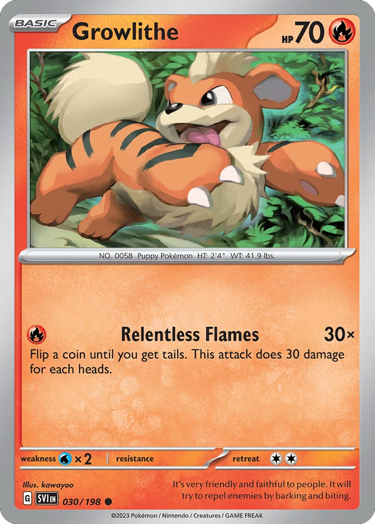 Growlithe · Scarlet & Violet