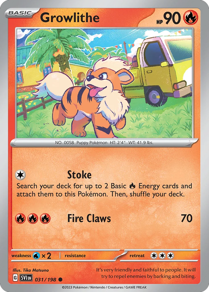 Growlithe · Scarlet & Violet