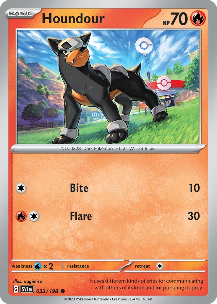 Houndour · Scarlet & Violet