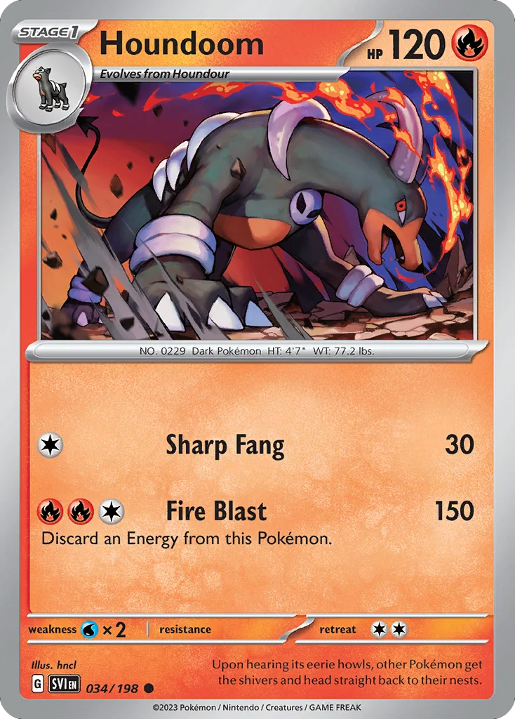 Houndoom · Scarlet & Violet