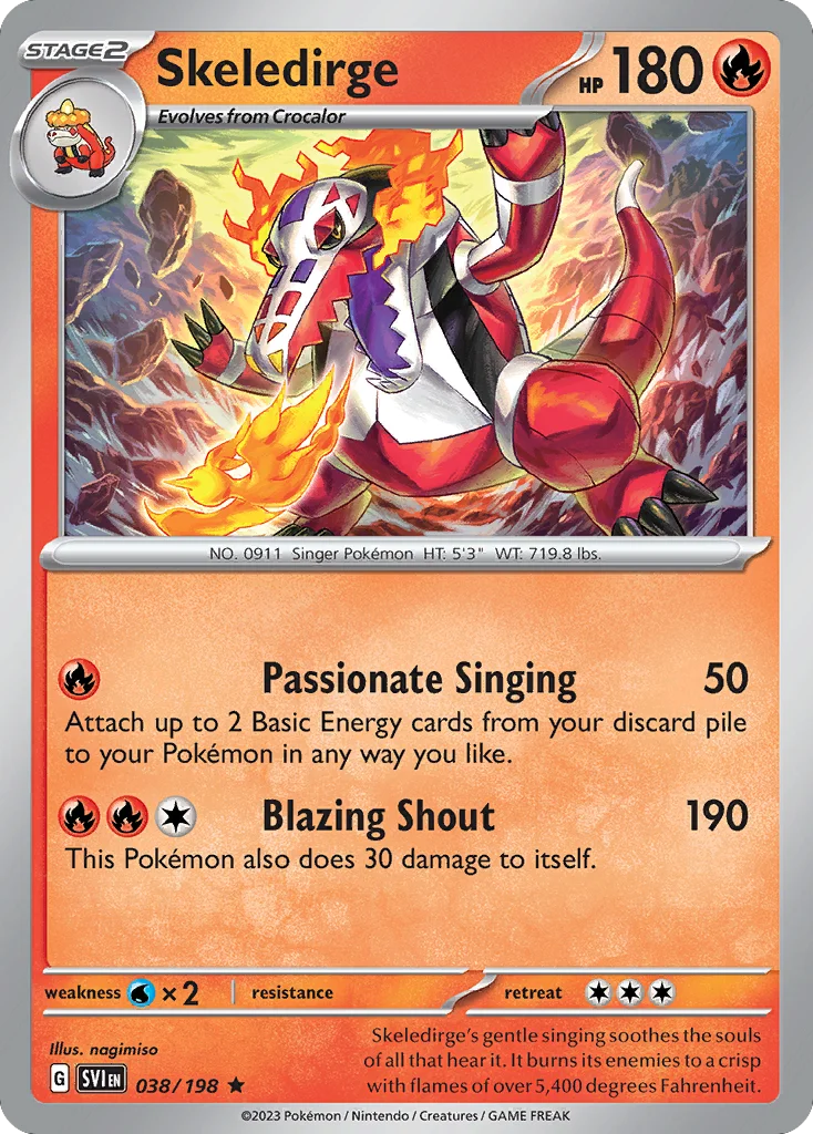 Skeledirge · Scarlet & Violet
