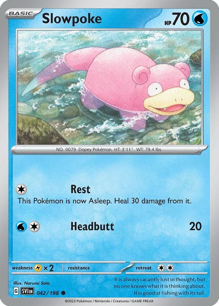 Slowpoke · Scarlet & Violet
