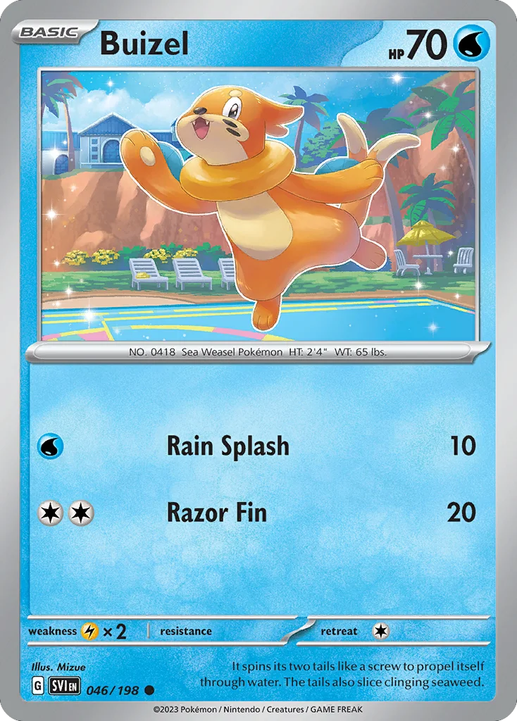 Buizel · Scarlet & Violet