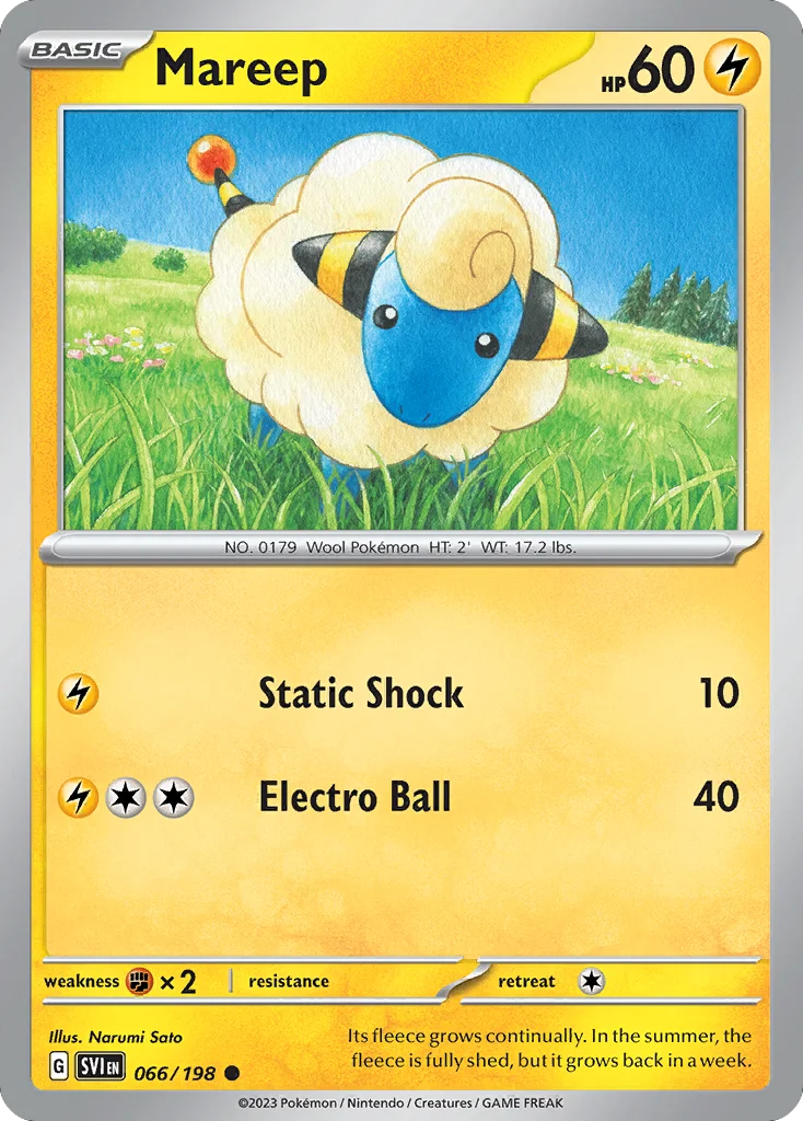 Mareep · Scarlet & Violet