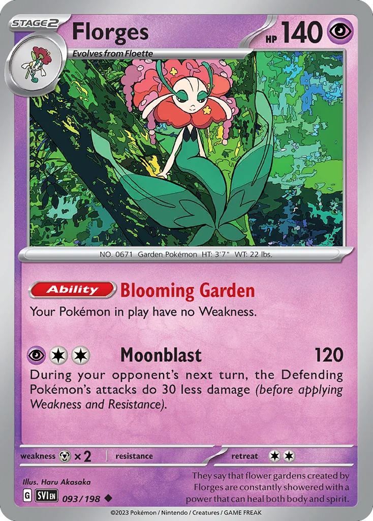 Florges · Scarlet & Violet