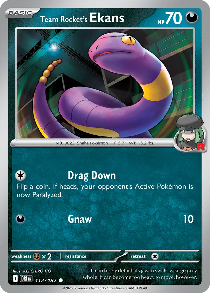 Team Rocket's Ekans · Destined Rivals
