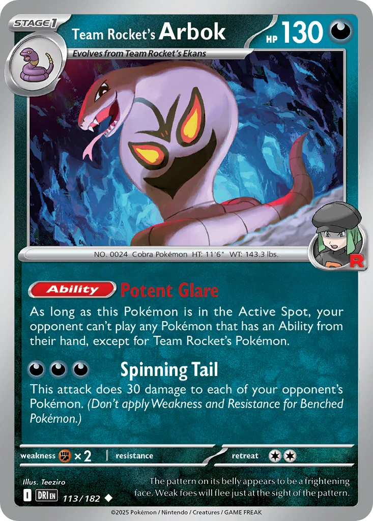 Team Rocket's Arbok · Destined Rivals