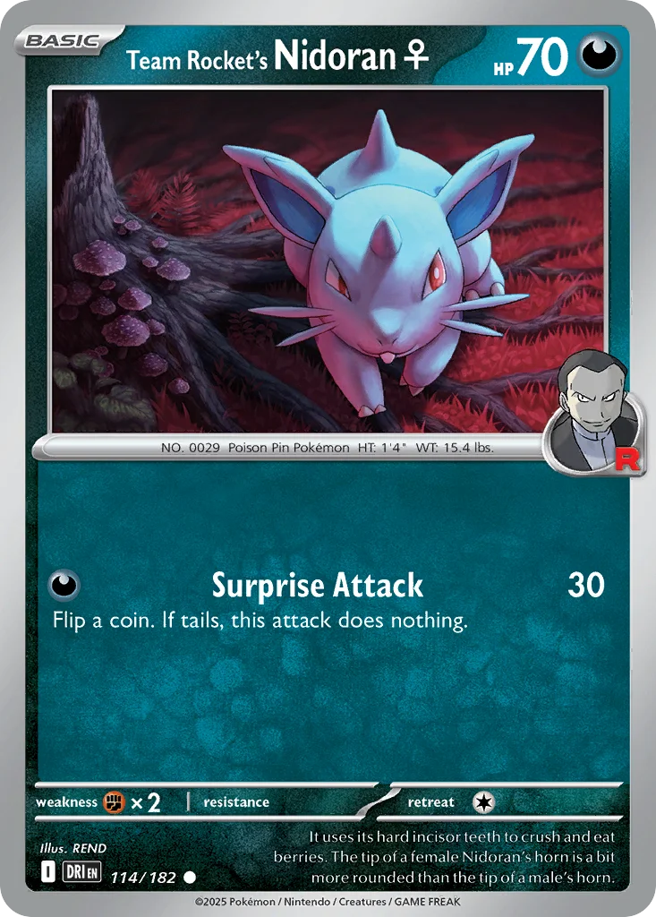 Team Rocket's Nidoran♀ · Destined Rivals