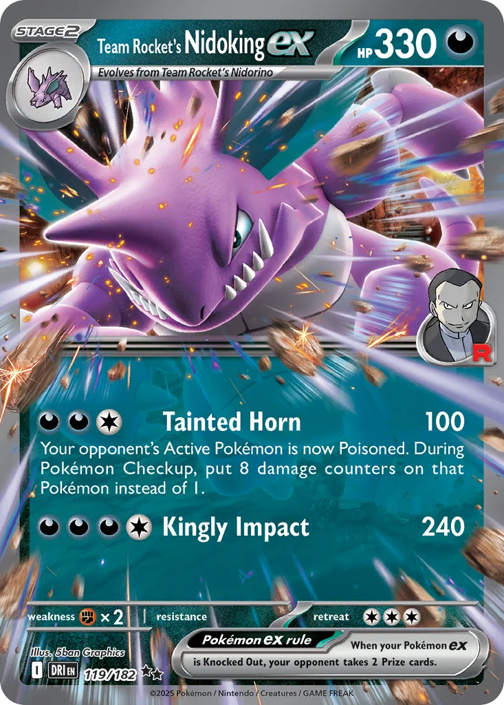 Team Rocket's Nidoking ex · Destined Rivals