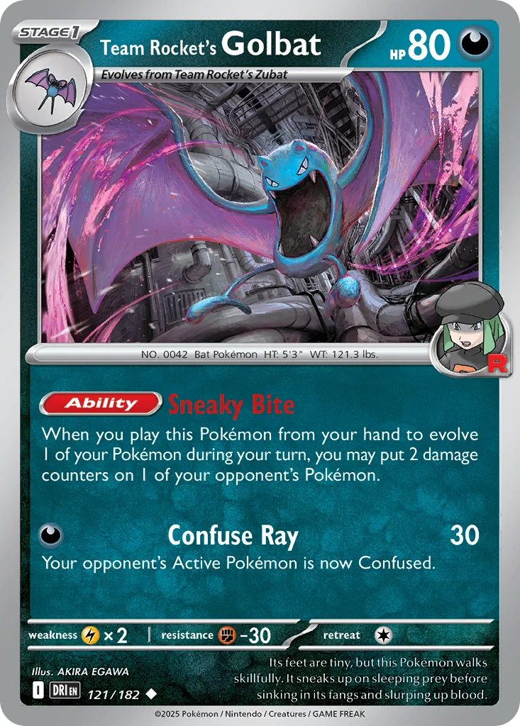 Team Rocket's Golbat · Destined Rivals