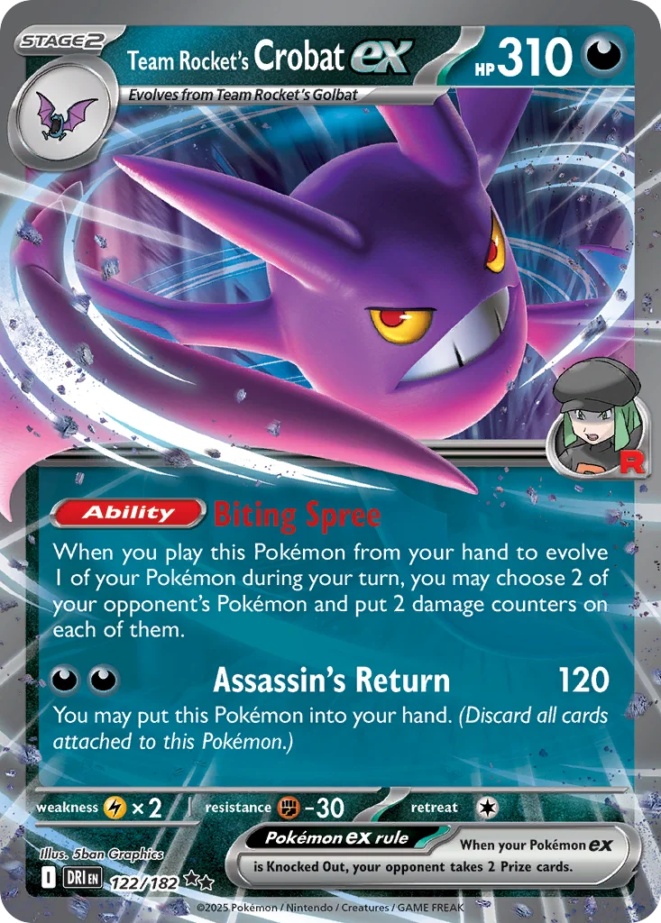 Team Rocket's Crobat ex · Destined Rivals