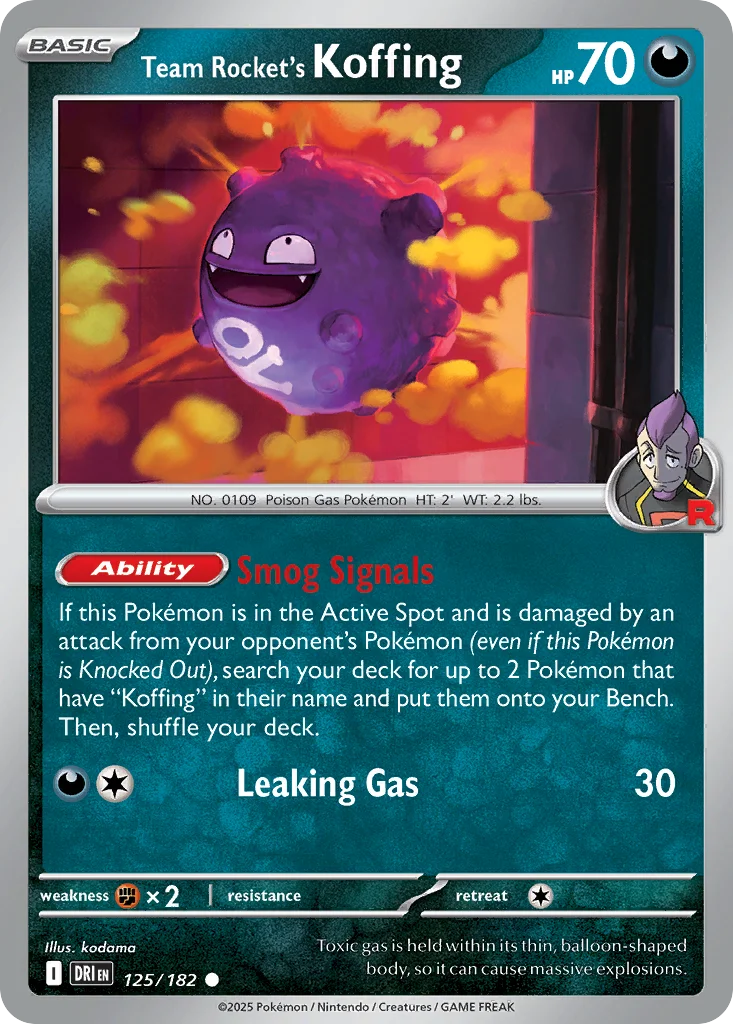 Team Rocket's Koffing · Destined Rivals