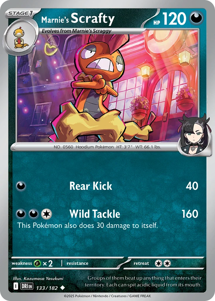 Marnie's Scrafty · Destined Rivals